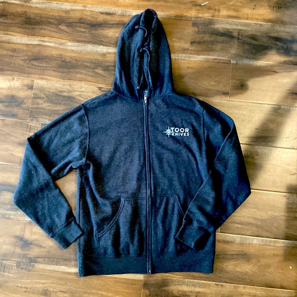 Toor Knives charcoal hoodie. Brand new.